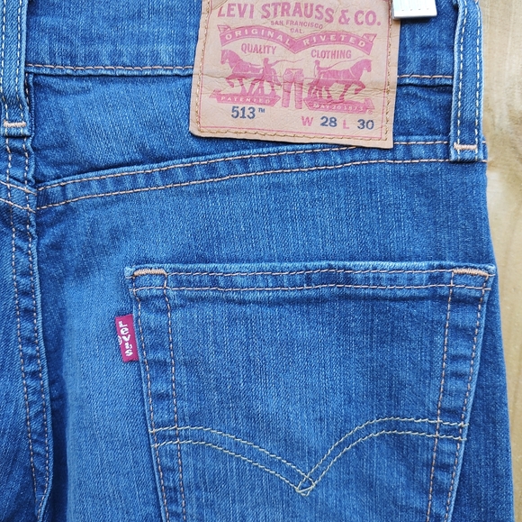Men's Levi's 513 size 28x30 - Picture 3 of 6